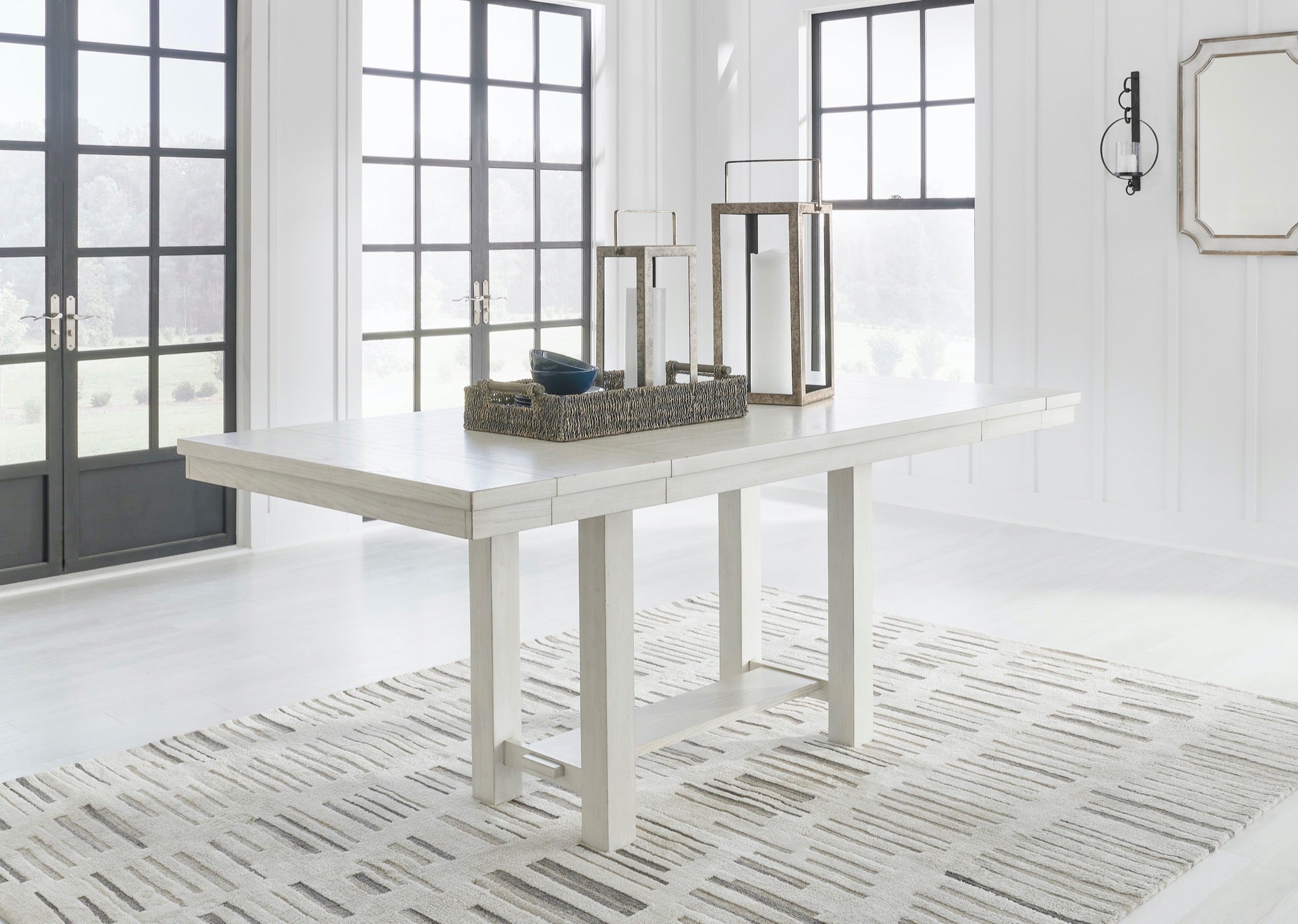 COUNTER TABLE, ANTQ WHITE - D642-32 (8035)