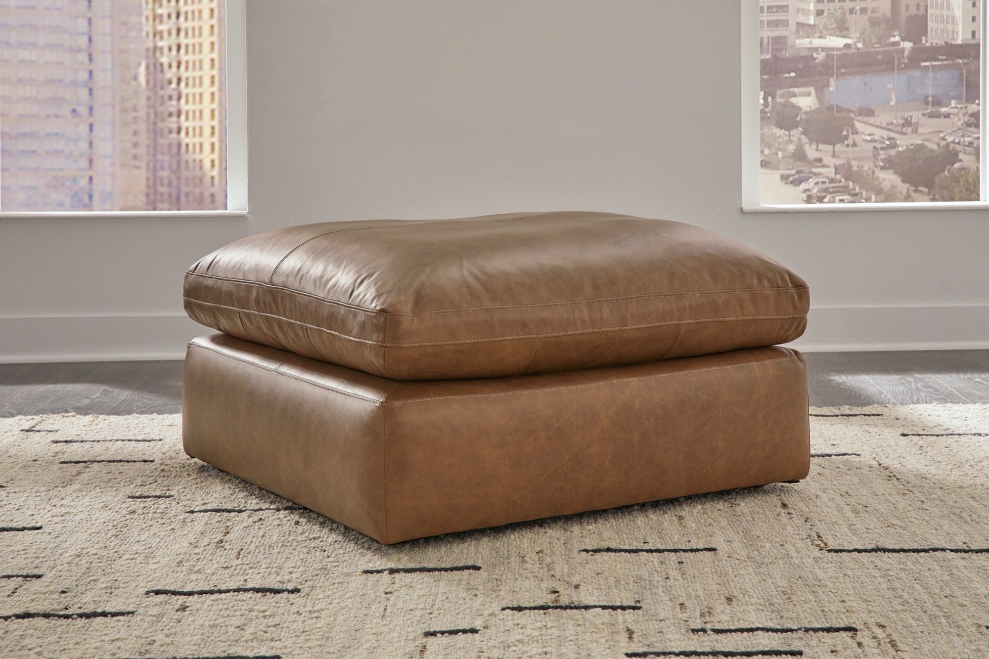 Aubrey Oversized Accent Ottoman - Adams Furniture