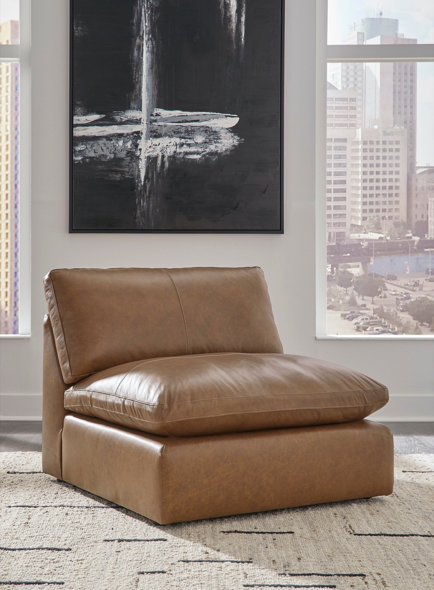 Aubrey Armless Chair - Adams Furniture