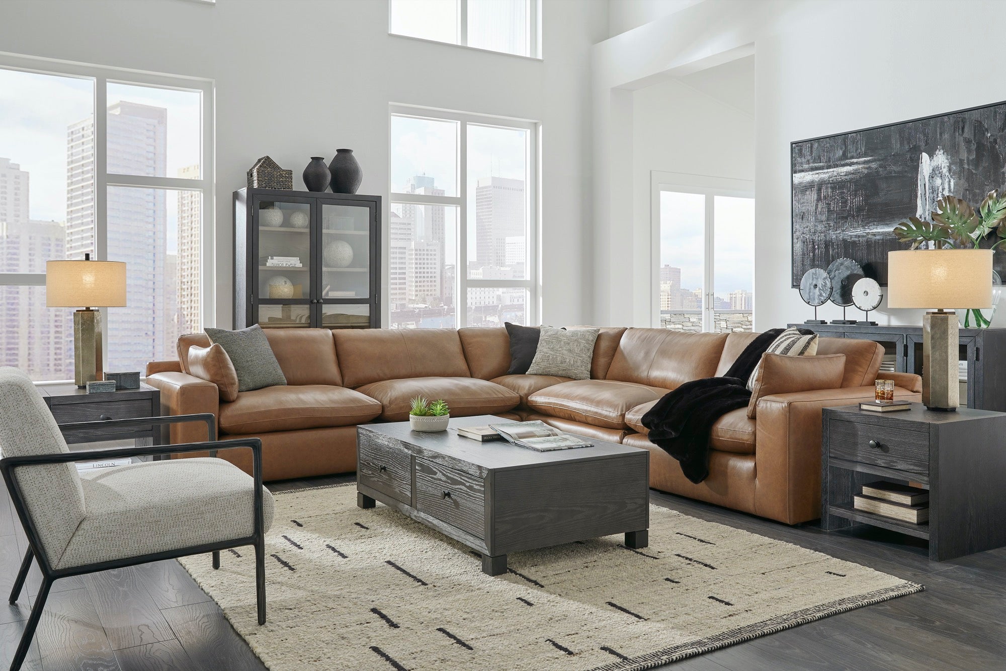 Aubrey 5-Piece Modular Sectional (Copy) - Adams Furniture