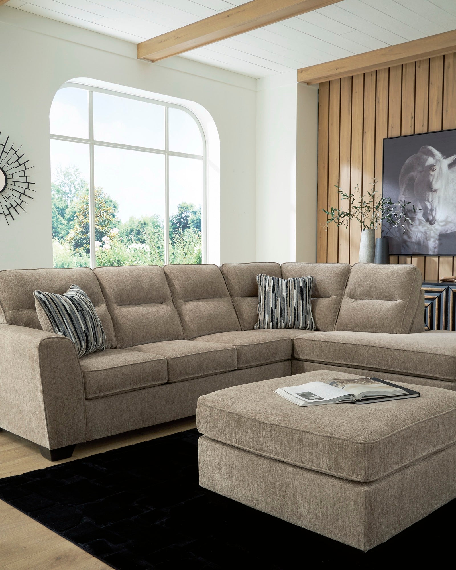 Lincoln 2-Piece Sectional with Chaise - Adams Furniture