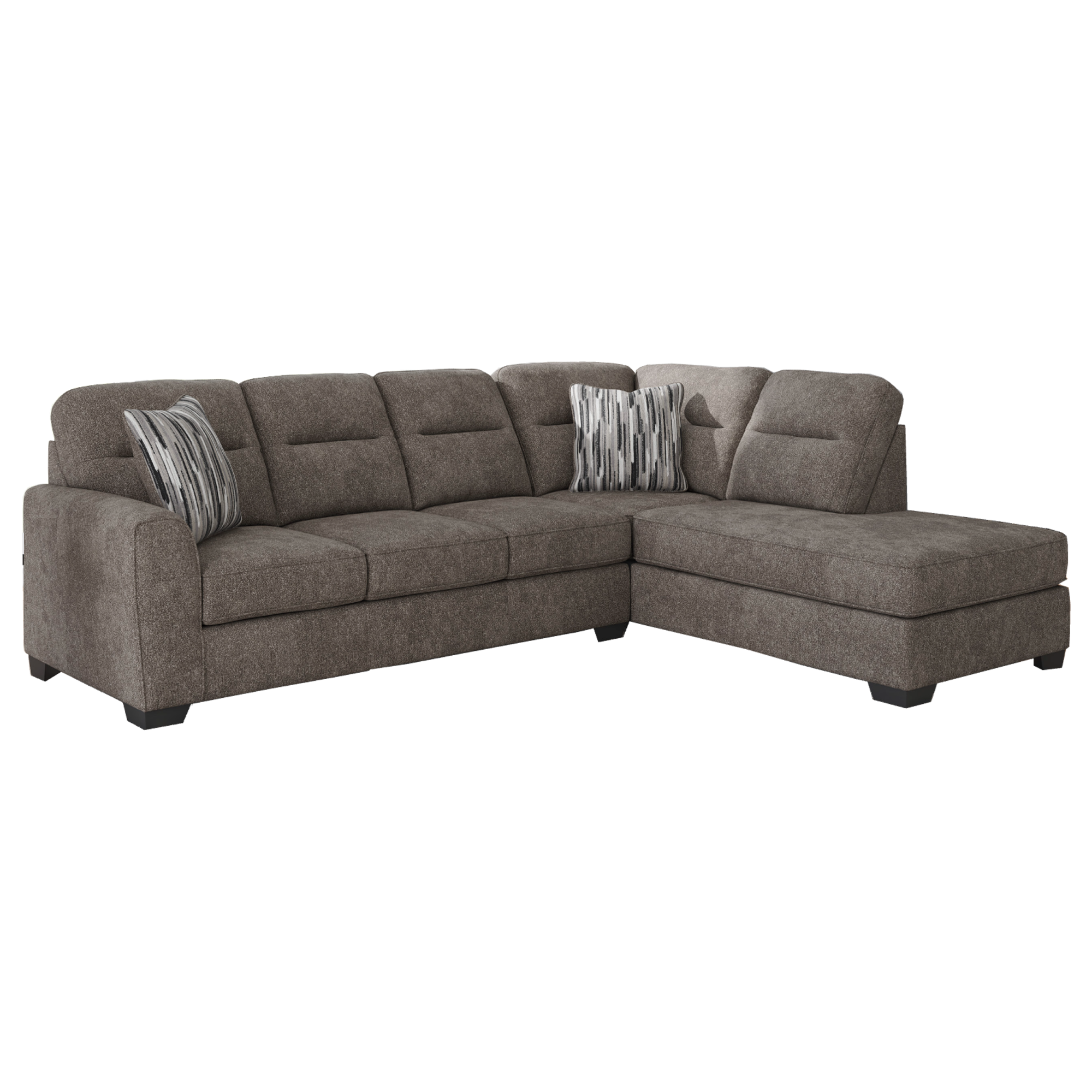 Owen 2-Piece Sectional with Chaise - Adams Furniture