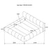 Upholstered King Platform Bed Grey