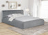 Upholstered Queen Platform Bed Grey
