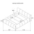 Upholstered Queen Platform Bed Grey