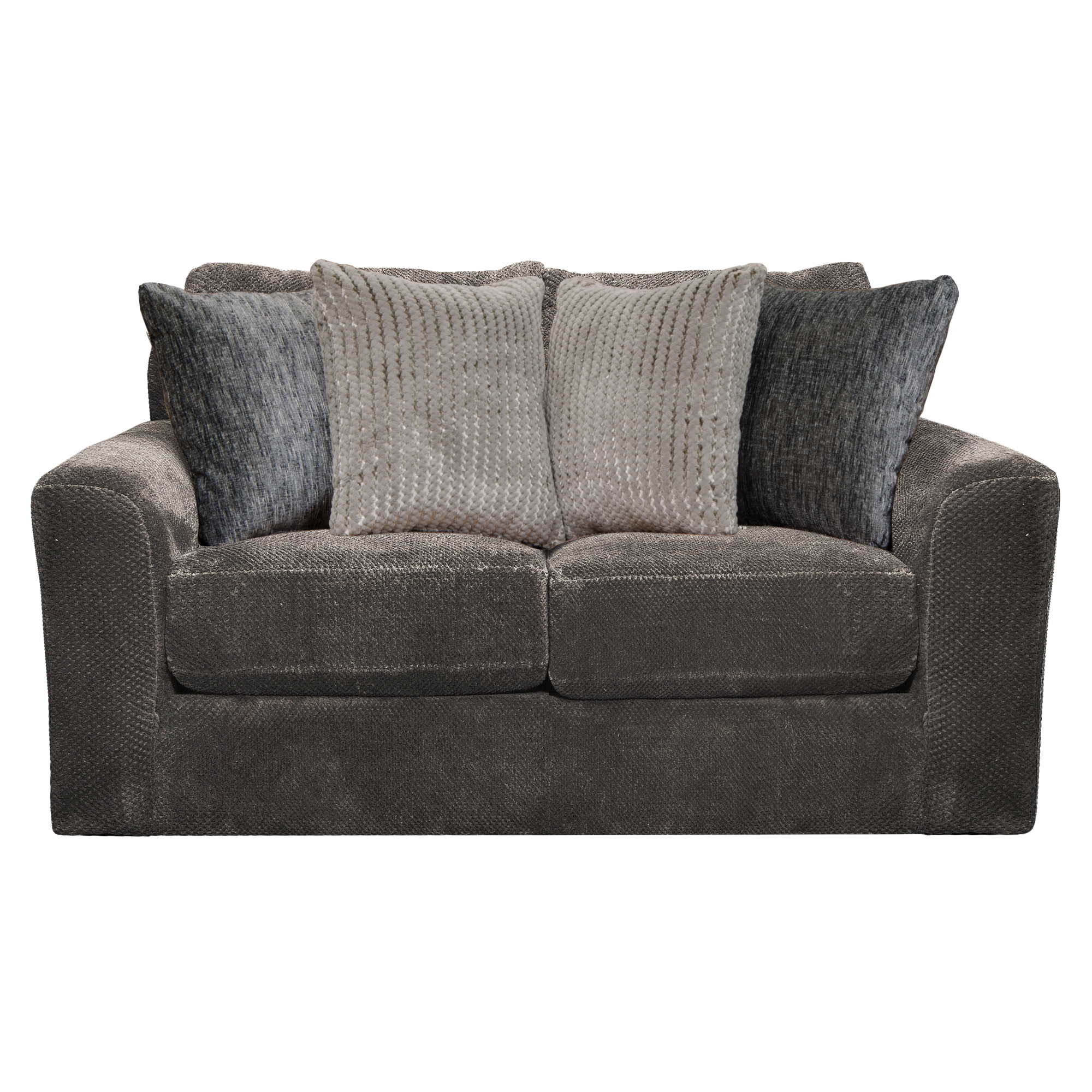 Smoke Loveseat - Adams Furniture