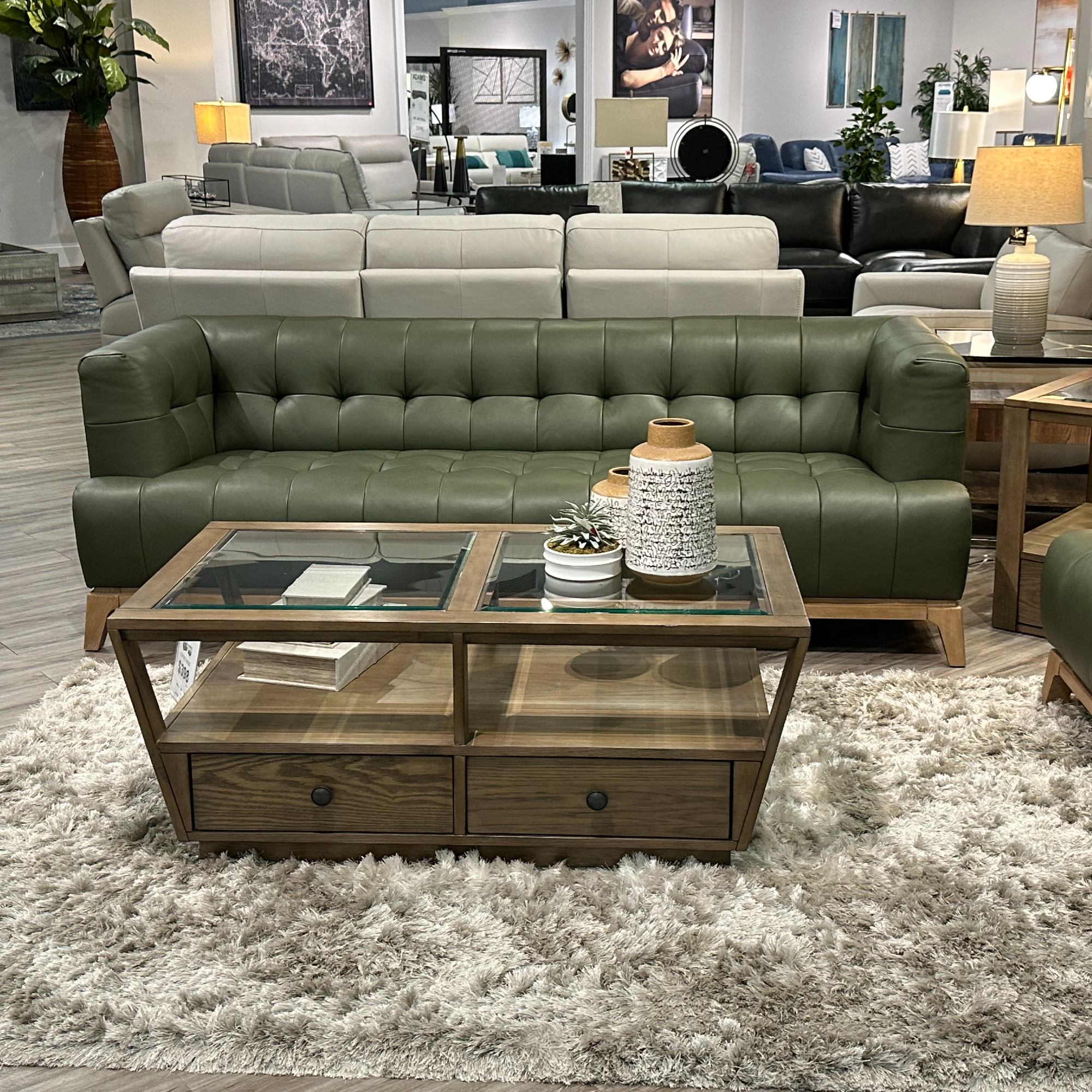 Rangers Moss Living Room Set - Adams Furniture
