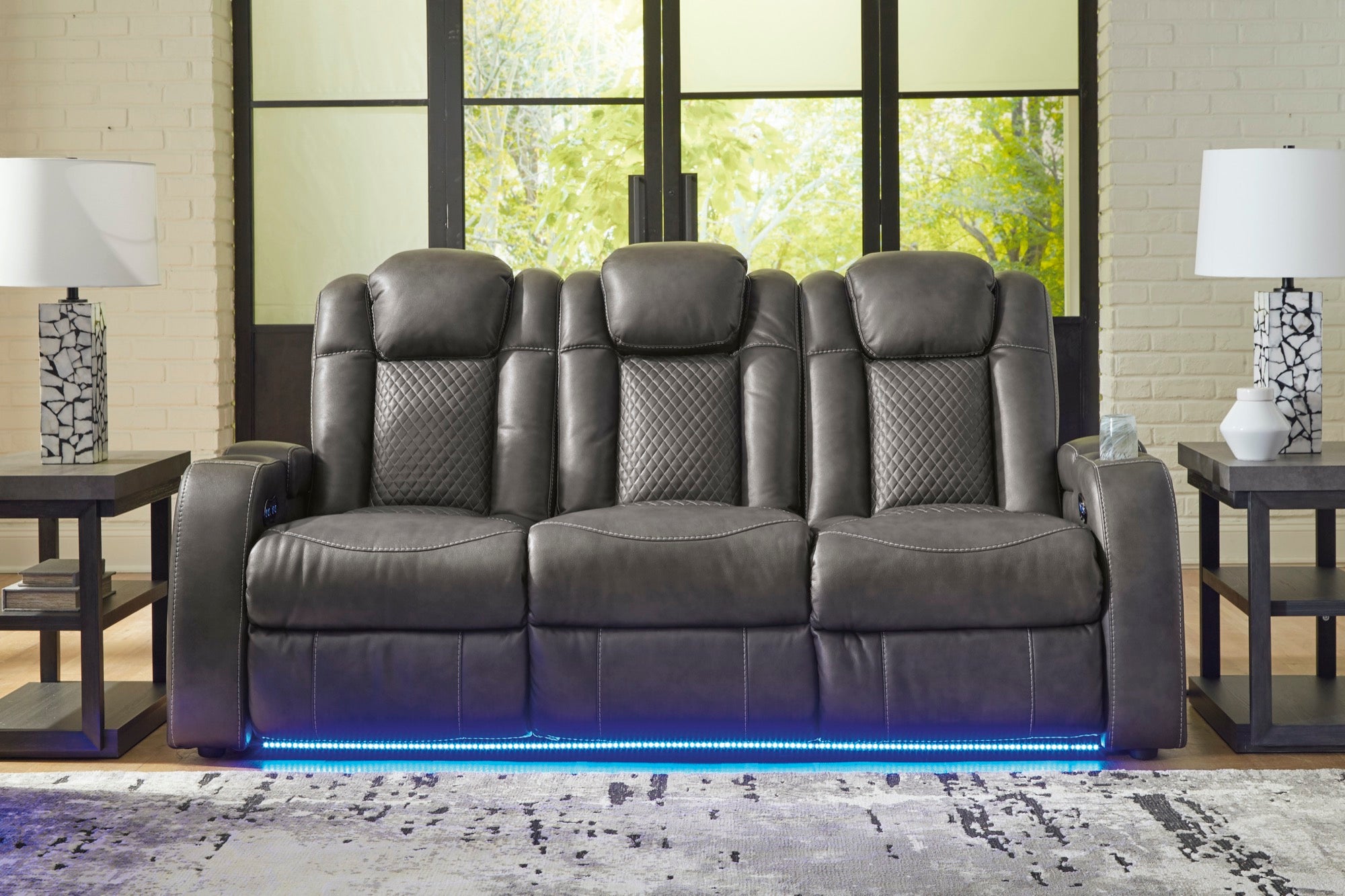 Fyne-Dyme Power Reclining Sofa - Adams Furniture