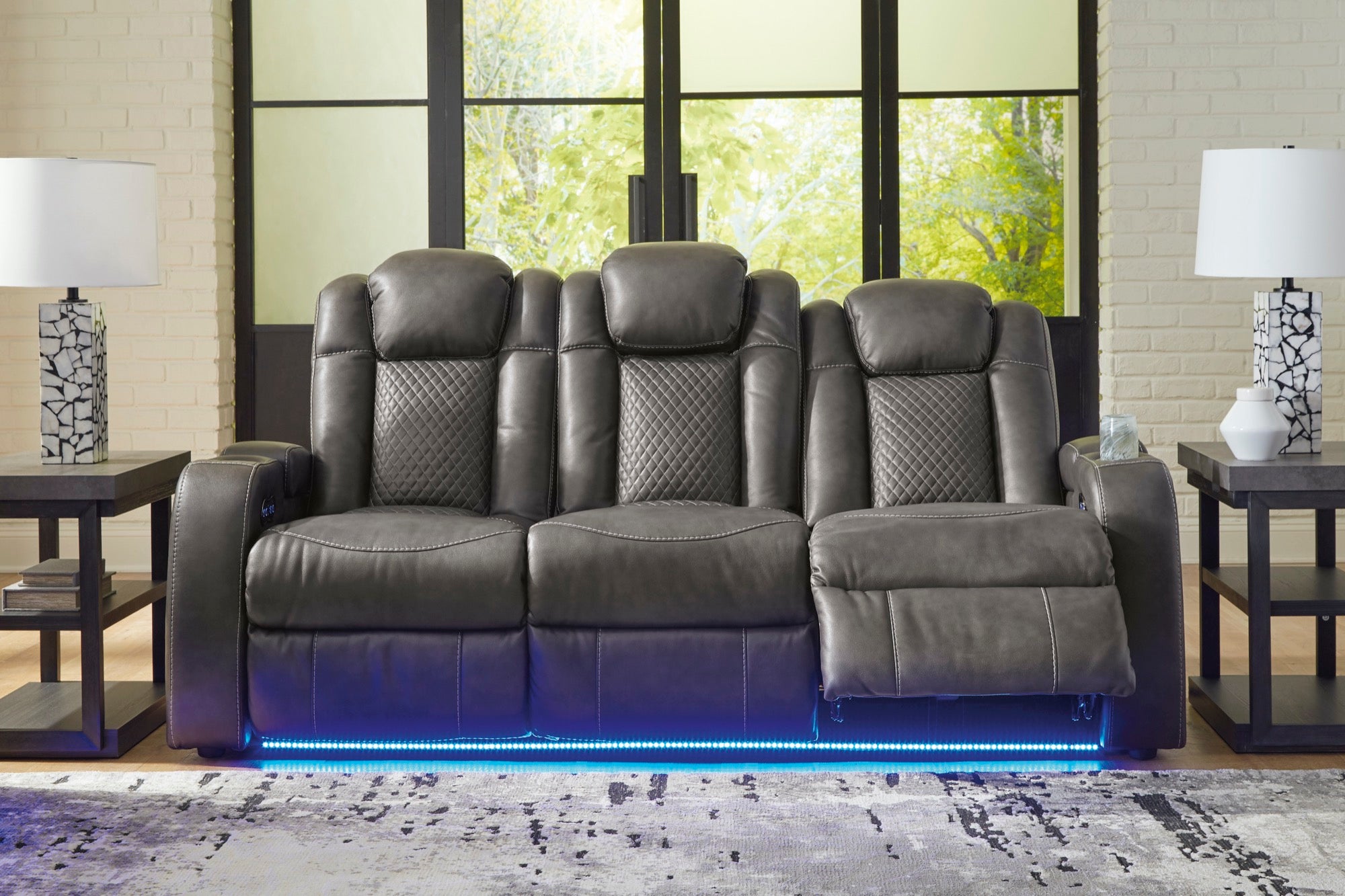 Fyne-Dyme Power Reclining Sofa - Adams Furniture