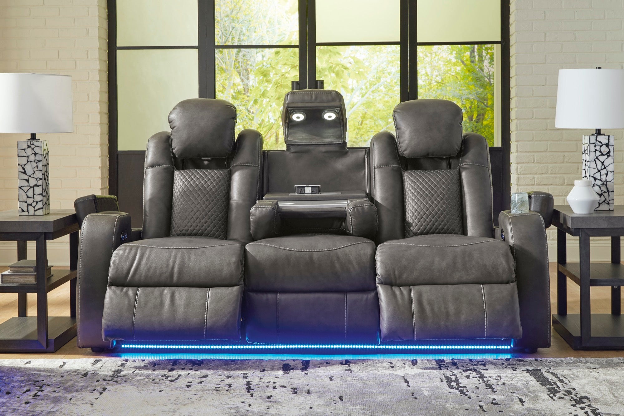 Fyne-Dyme Power Reclining Sofa - Adams Furniture