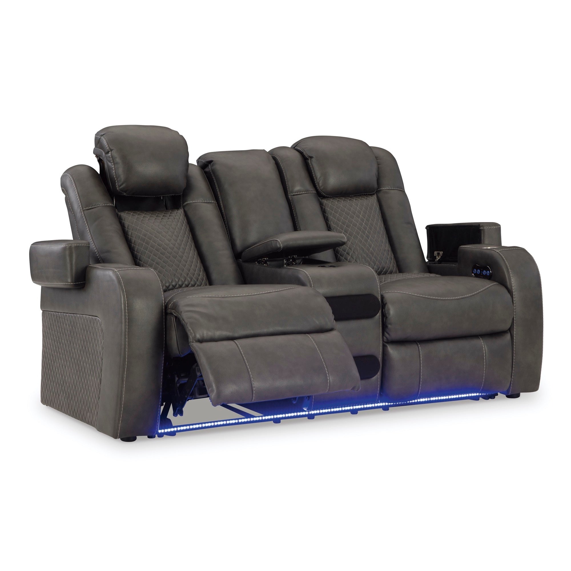 Fyne-Dyme Power Reclining Living Room Set - Adams Furniture