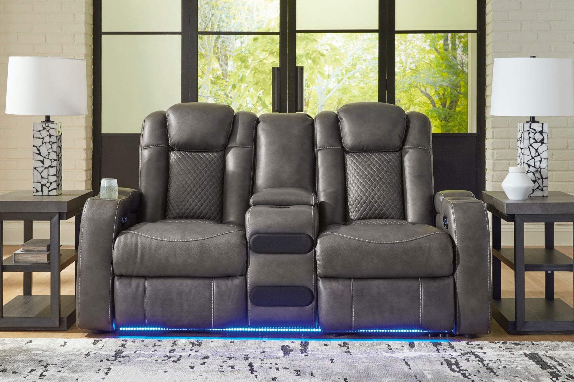 Fyne-Dyme Power Reclining Living Room Set - Adams Furniture