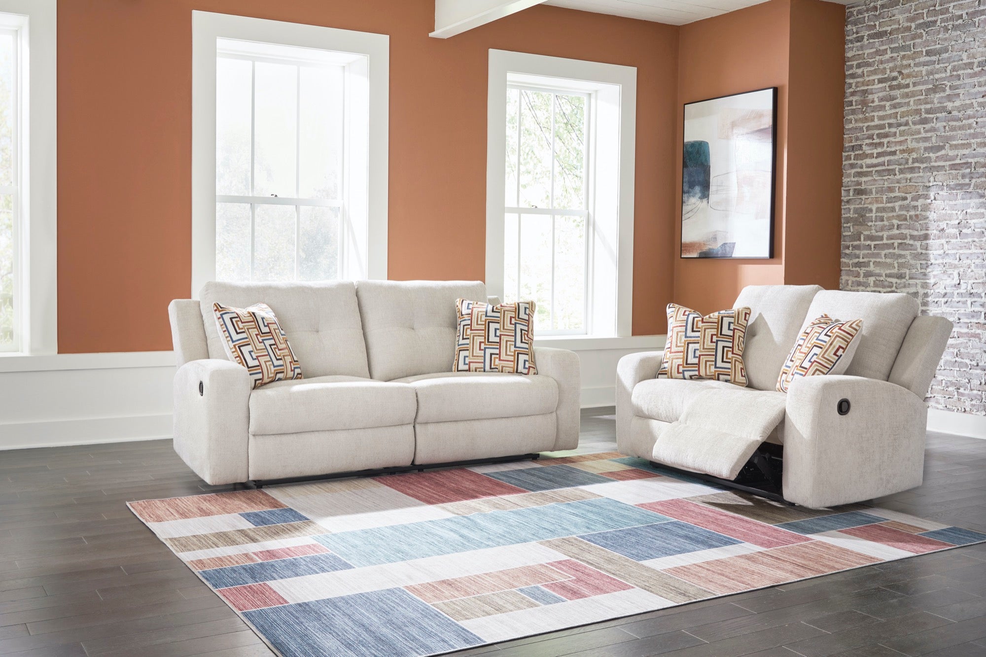 Colton Reclining Living Room Set - Adams Furniture