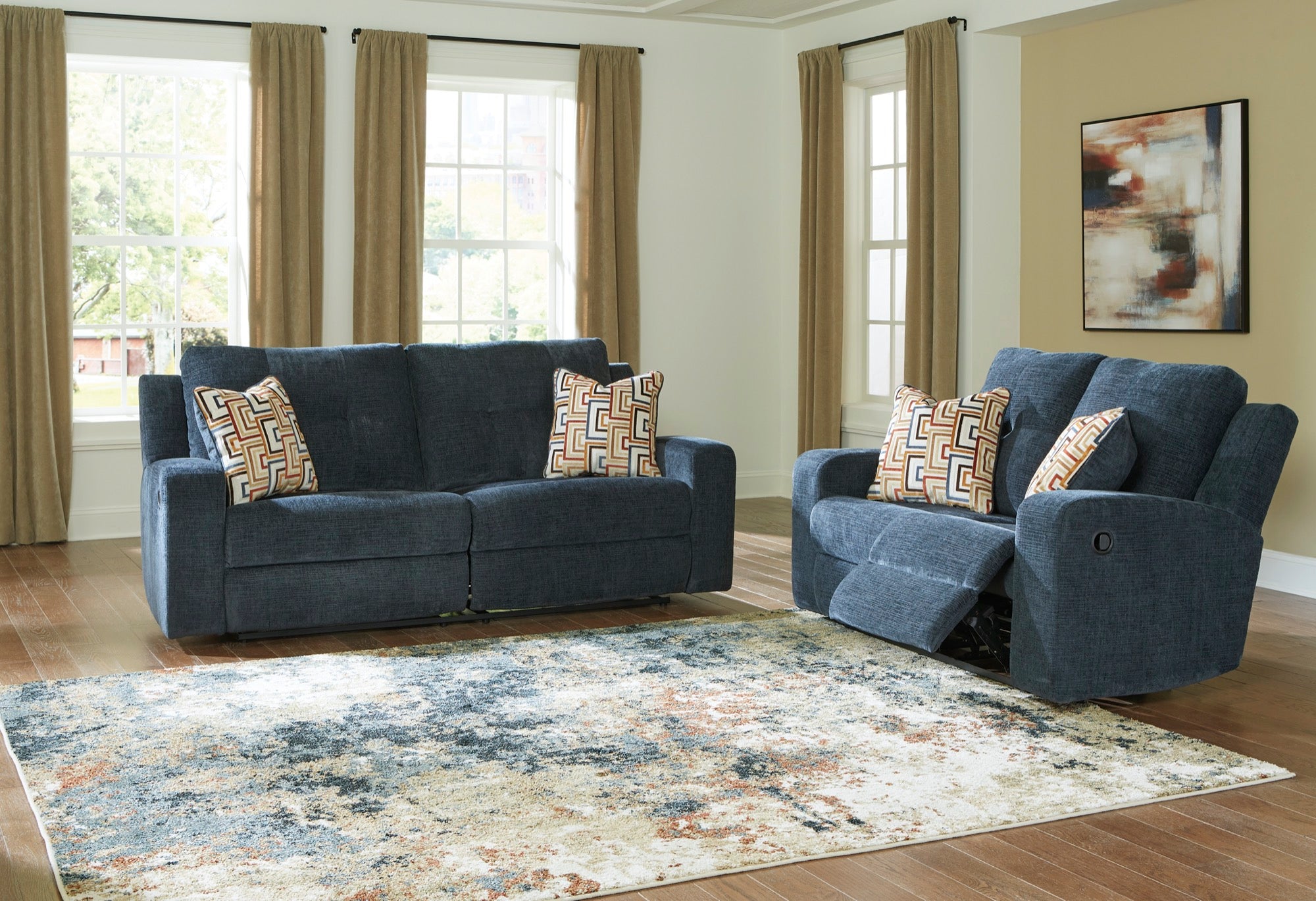 Wyatt Reclining Living Room Set - Adams Furniture