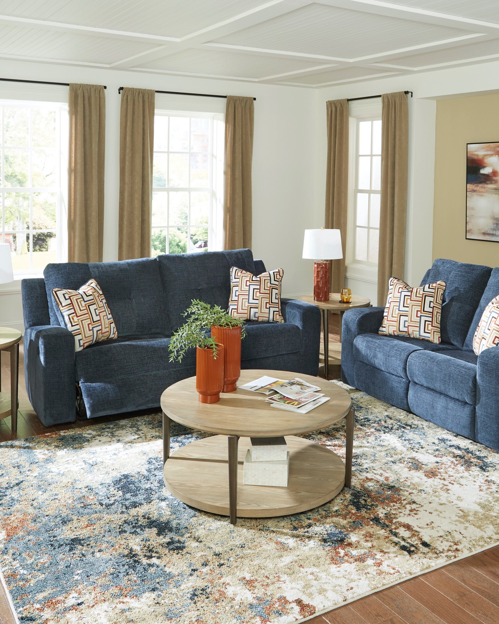Wyatt Reclining Living Room Set - Adams Furniture