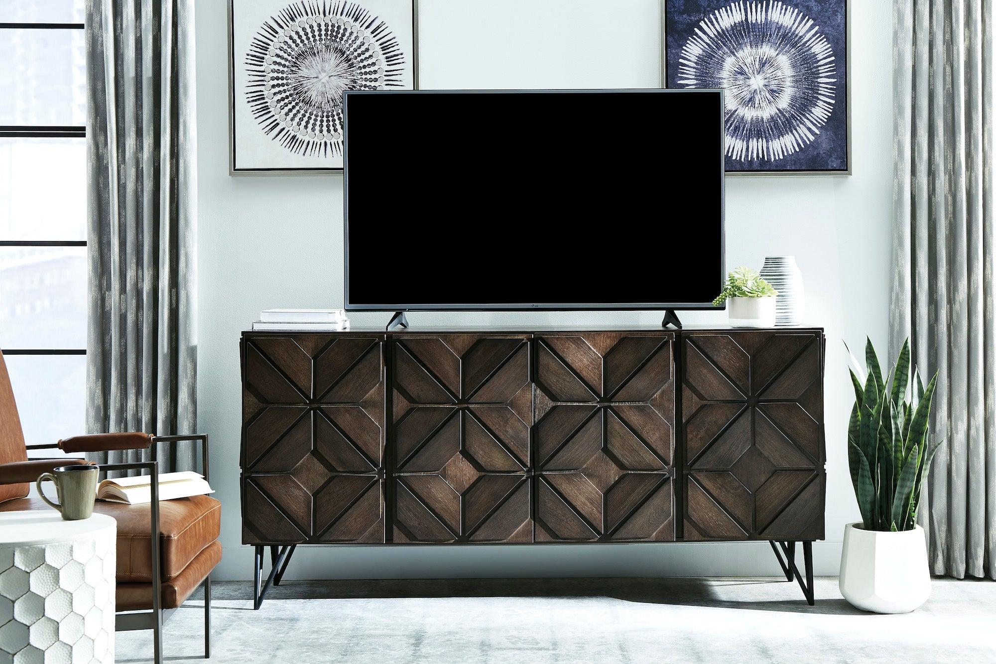 Chasinfield 72" TV Stand - Adams Furniture