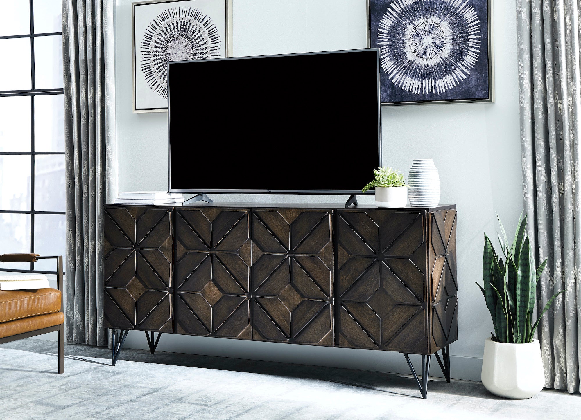 Chasinfield 72" TV Stand - Adams Furniture