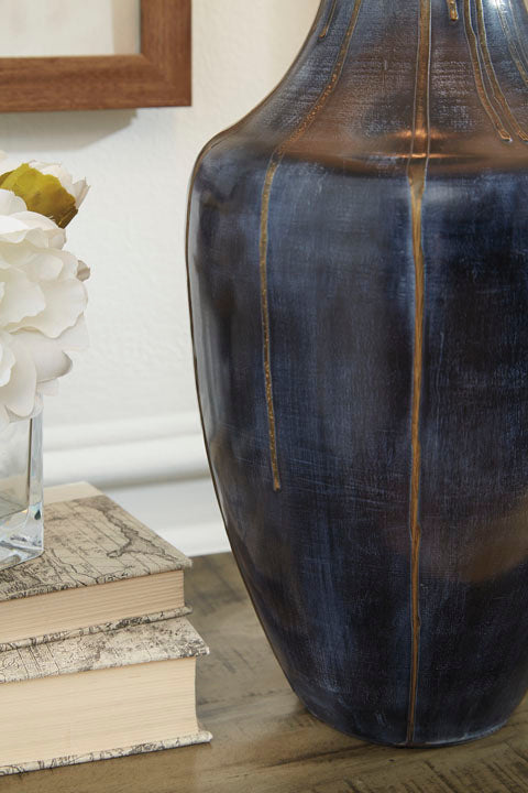 Evania Indigo Table Lamp - Adams Furniture