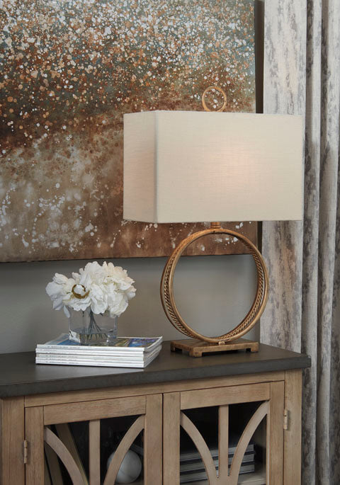 Mahala Metal Table Lamp - Adams Furniture