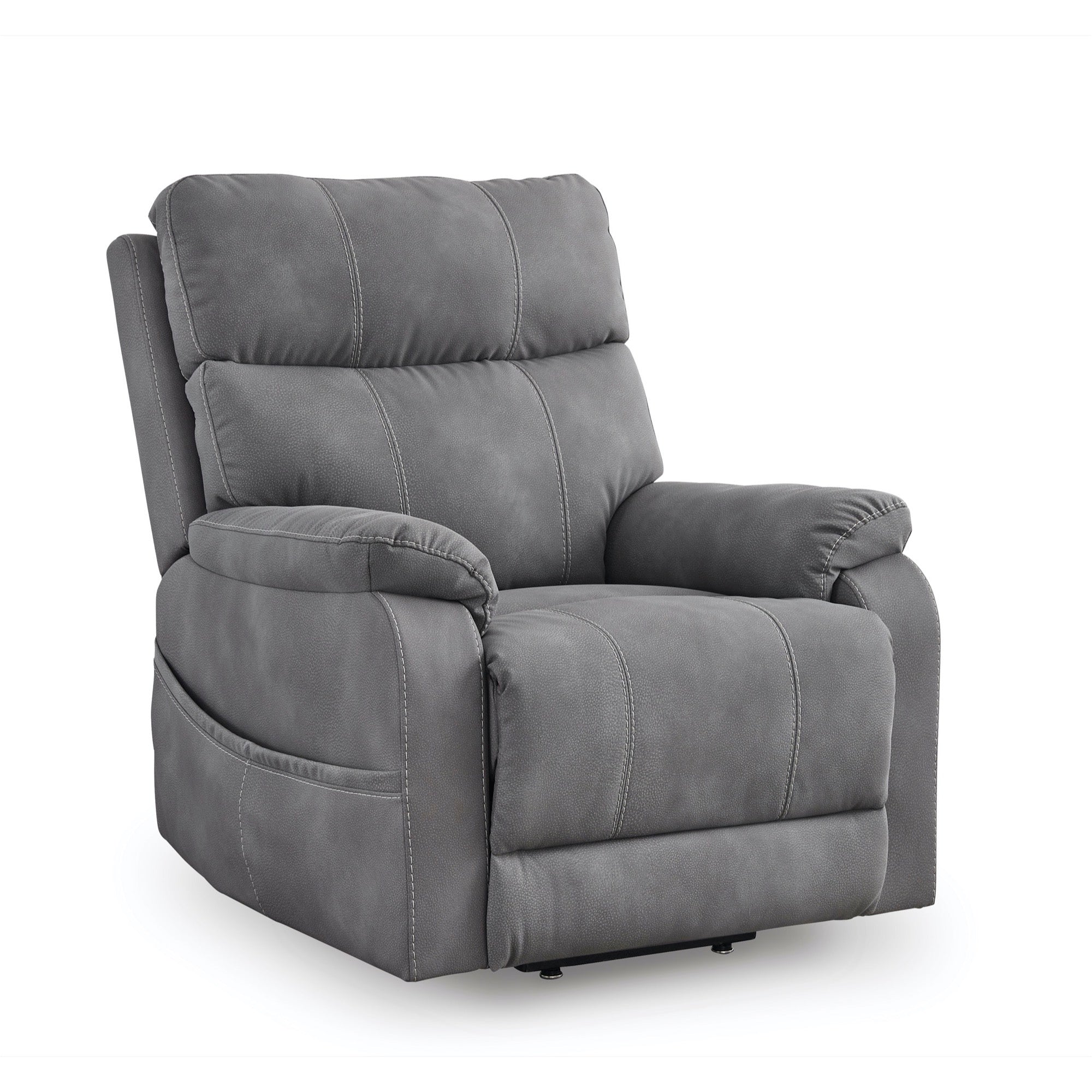 Slate Power Lift Recliner - Adams Furniture