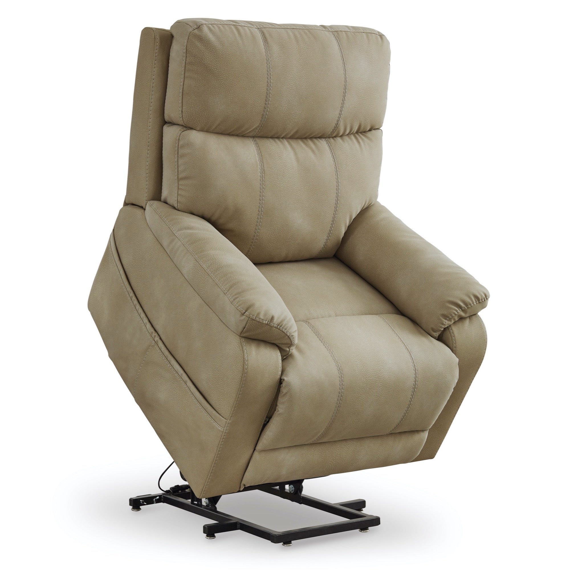 Sand Power Lift Recliner - Adams Furniture