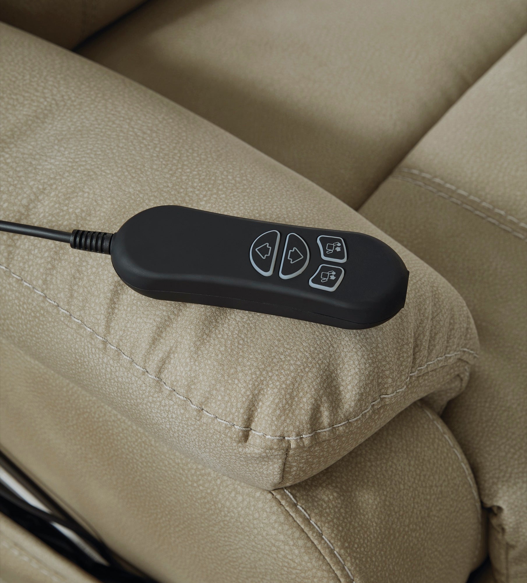 Sand Power Lift Recliner - Adams Furniture