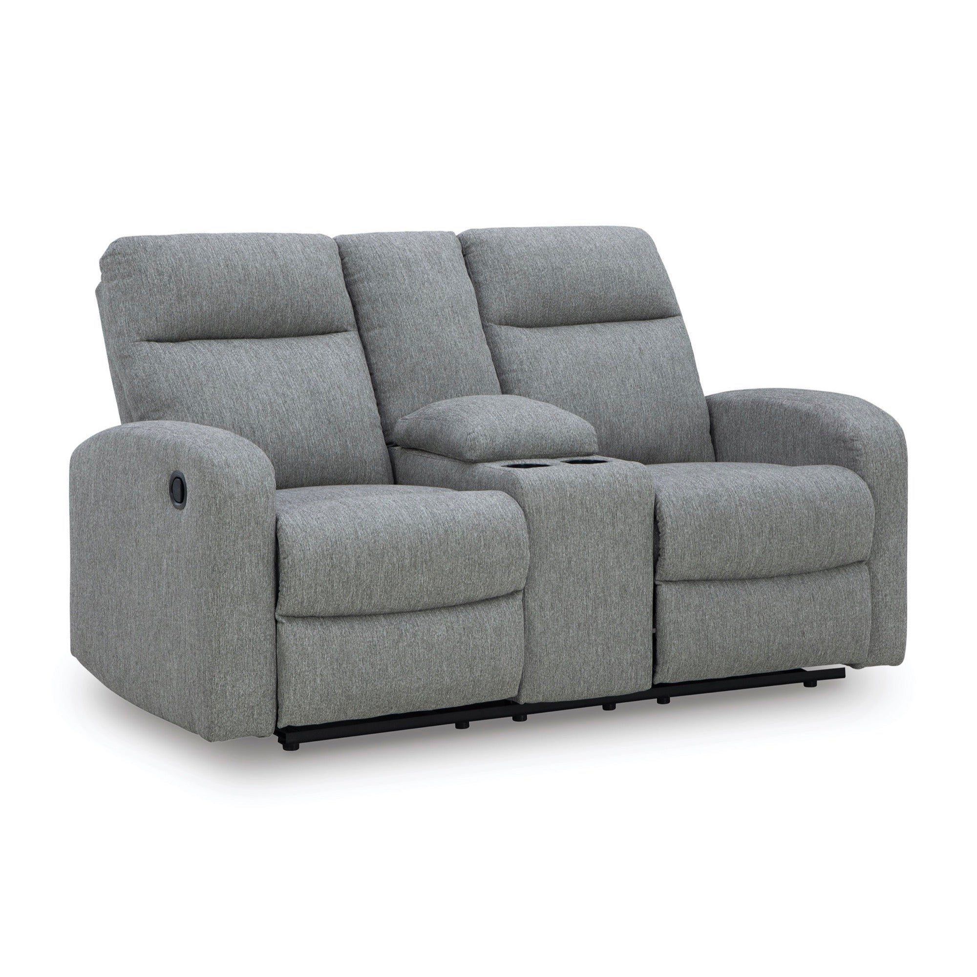 Grant Reclining Loveseat with Console - Adams Furniture
