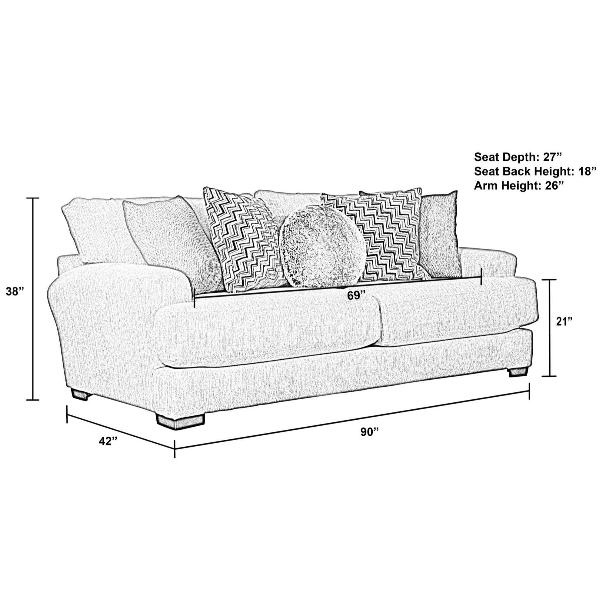 Cashew Living Room Set