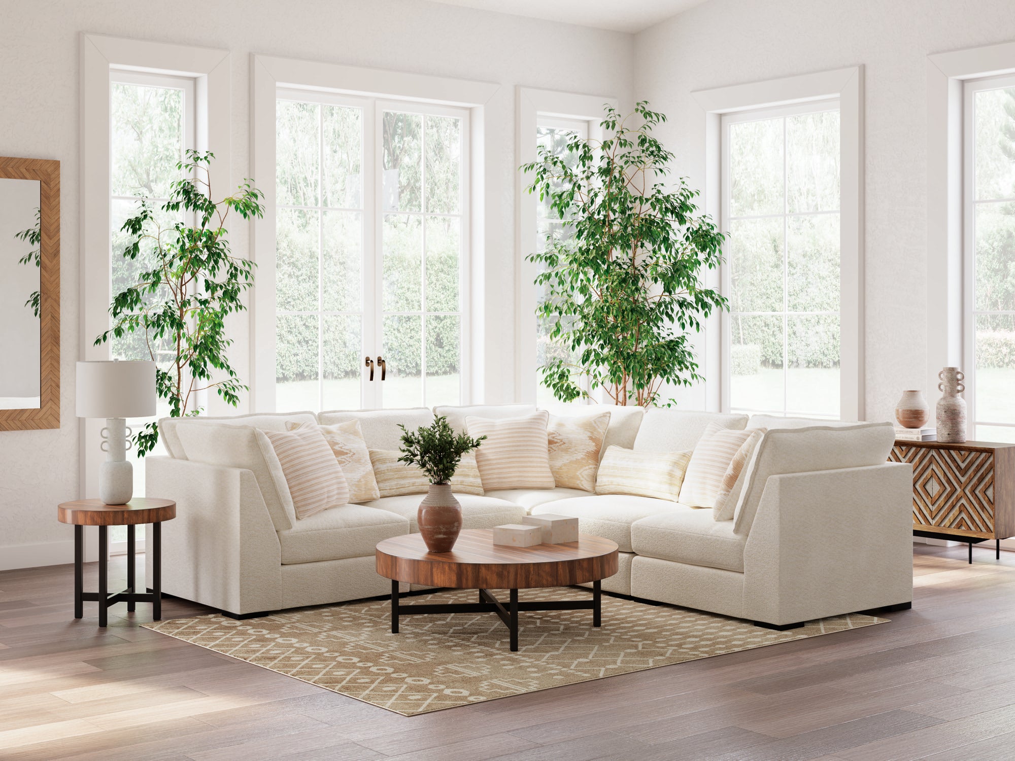 Eva 5 Piece Modular Sectional - Adams Furniture