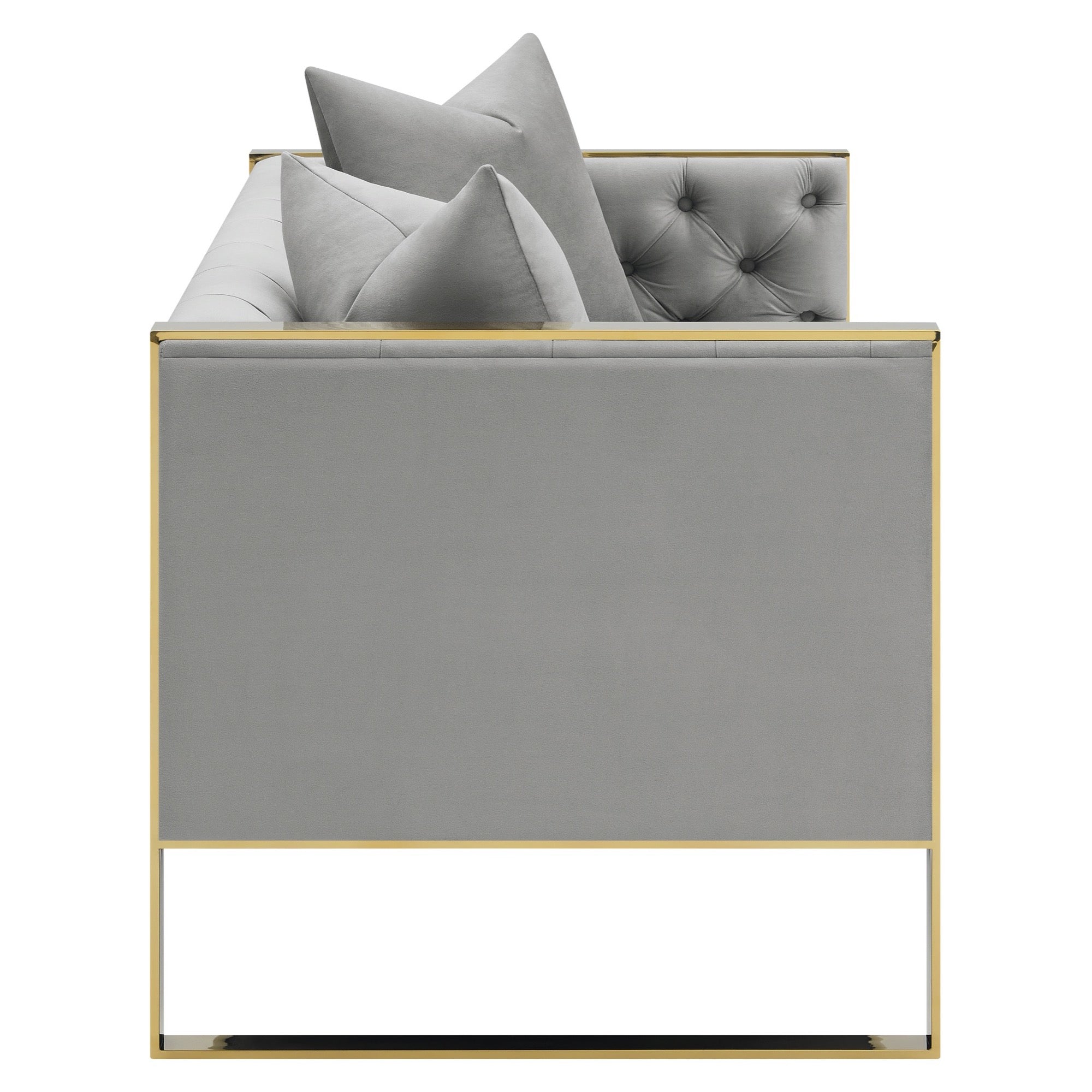 Eastbrook Tufted Back Loveseat Grey