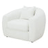 Isabella Upholstered Tight Back Chair White