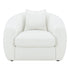 Isabella Upholstered Tight Back Chair White