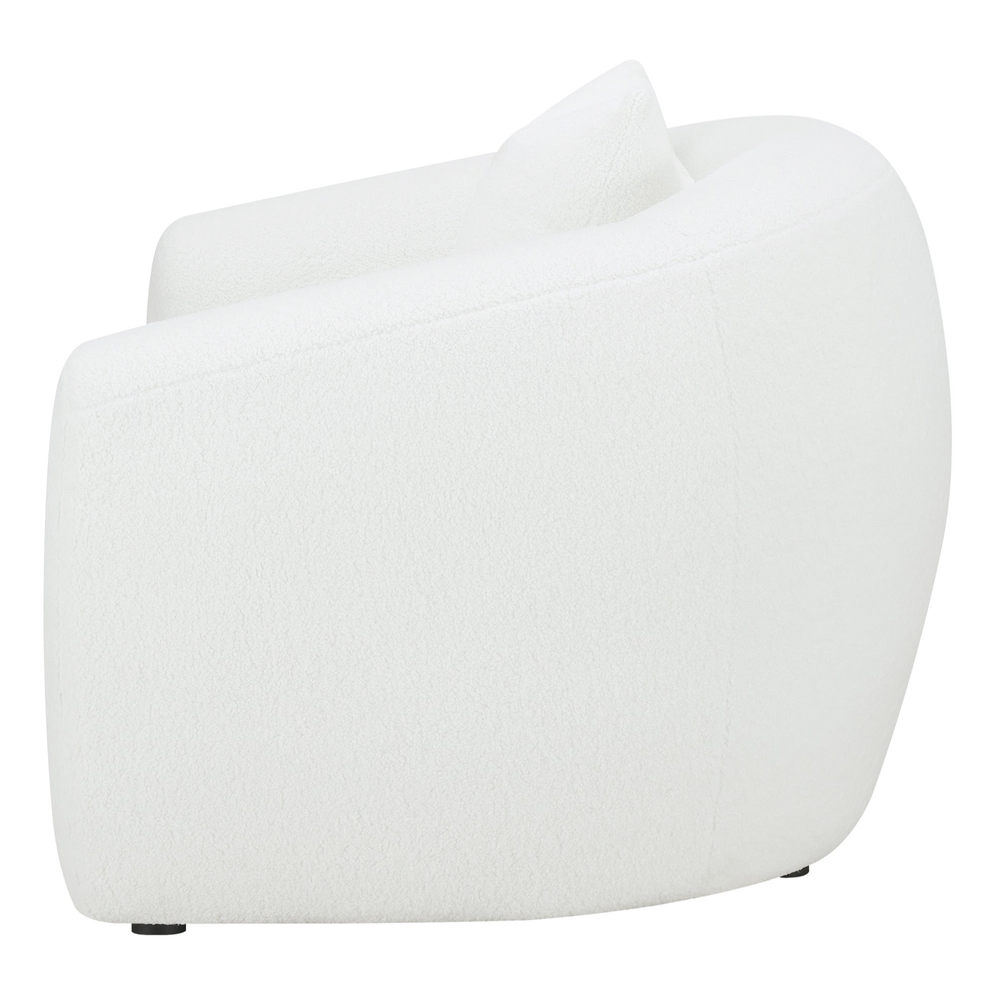 Isabella Upholstered Tight Back Chair White