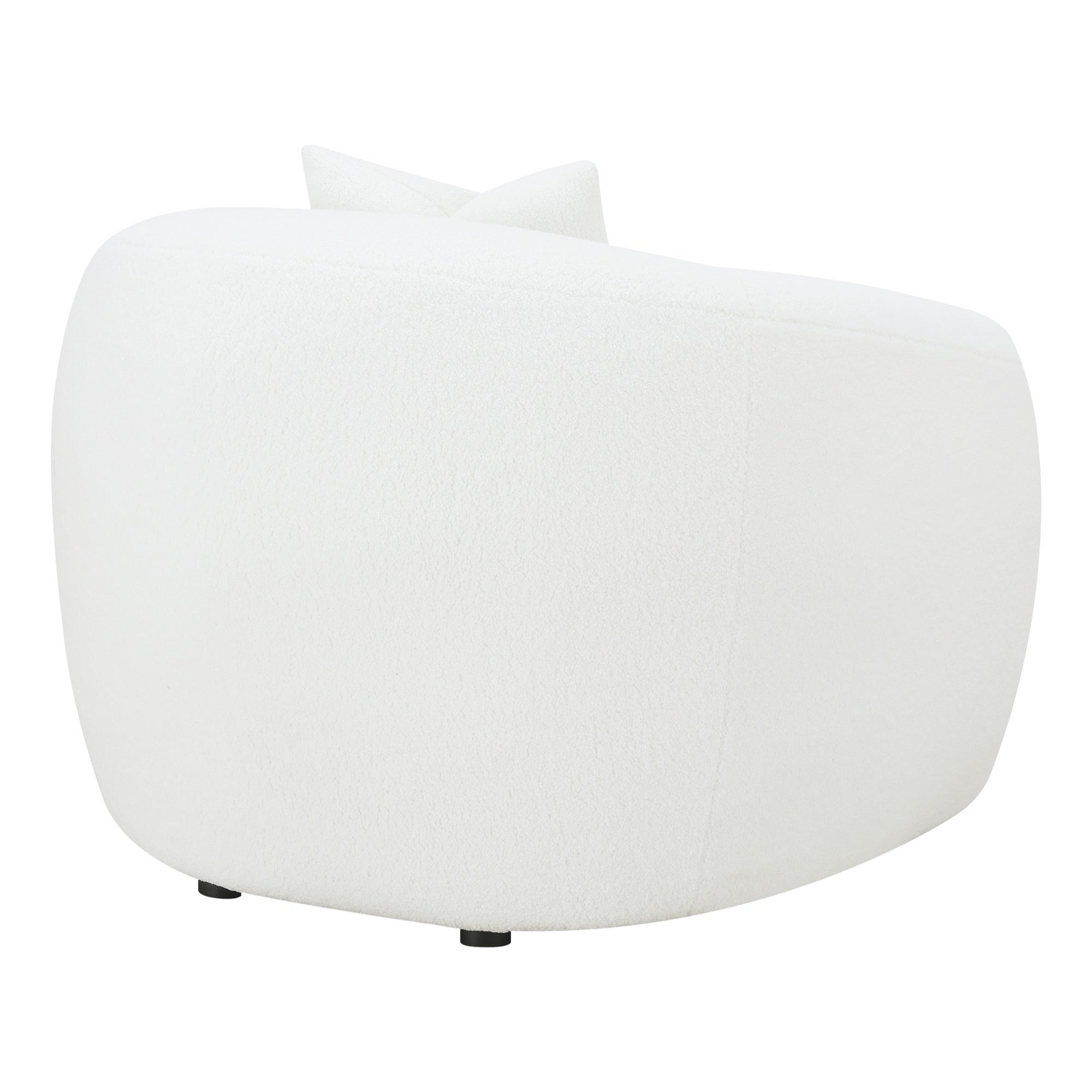 Isabella Upholstered Tight Back Chair White