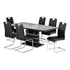 Maddox Black 7 Piece Dining Set