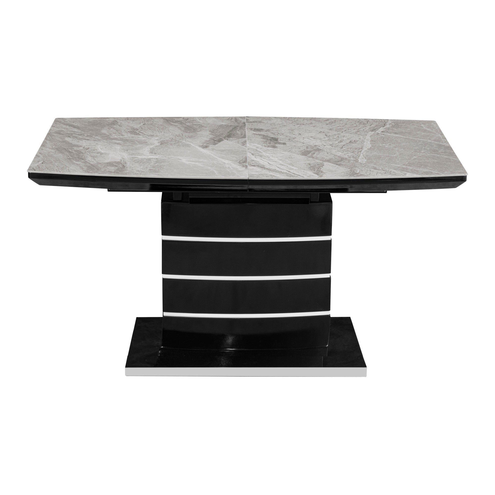 Maddox Black Extension Dining Table - Adams Furniture