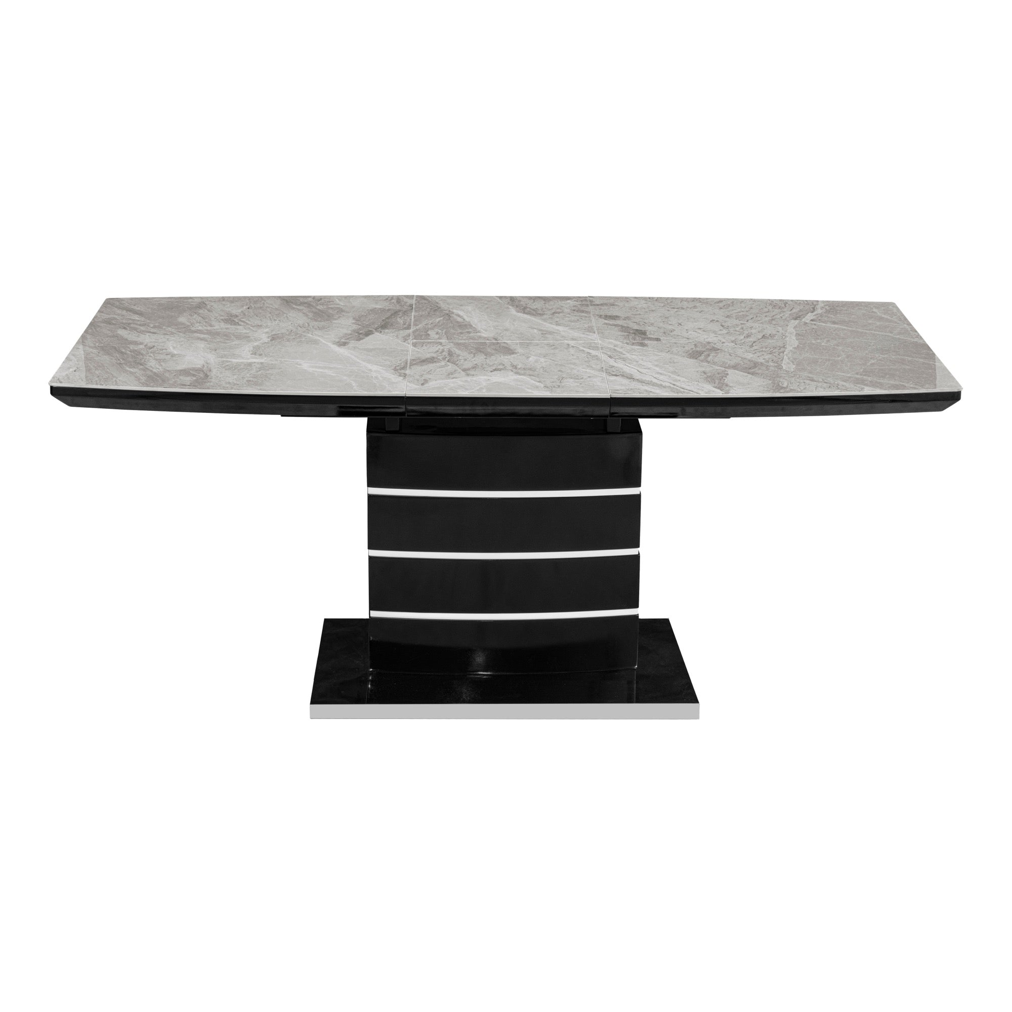 Maddox Black Extension Dining Table - Adams Furniture