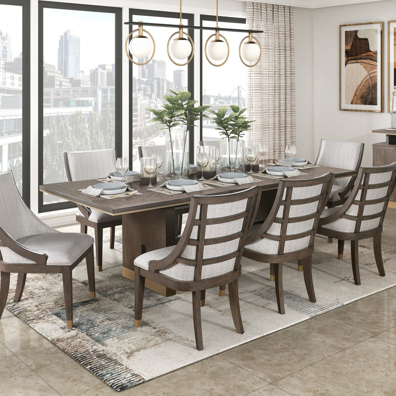 Jaden Extension Dining Table - Adams Furniture