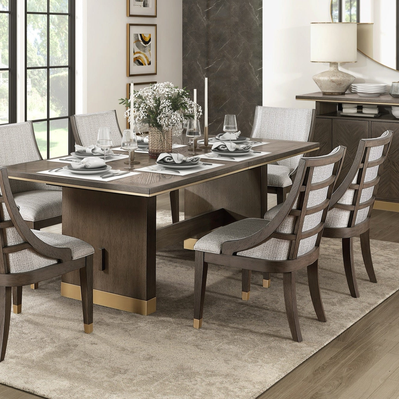 Jaden Extension Dining Table - Adams Furniture