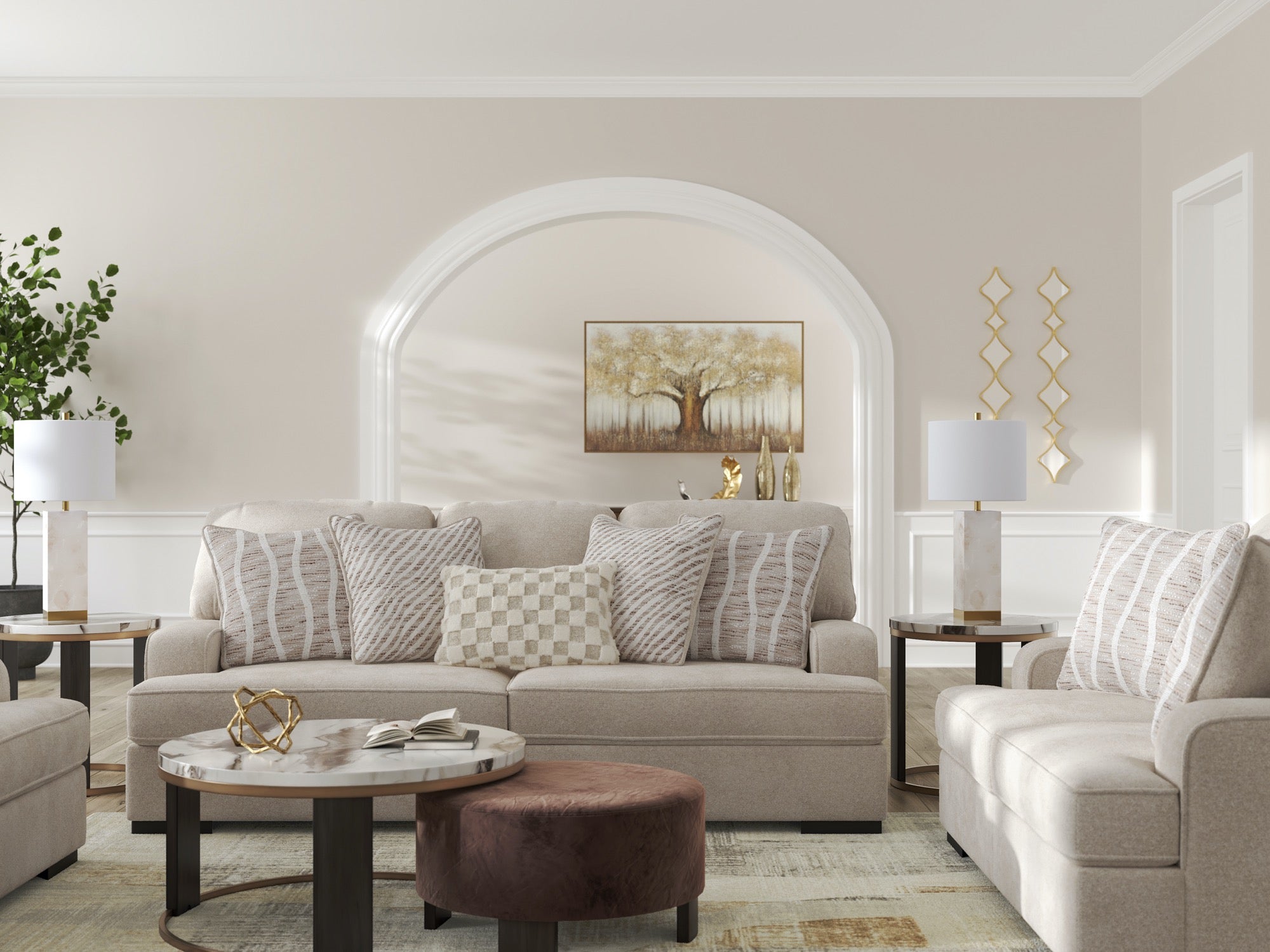 Hailey Living Room Set - Adams Furniture