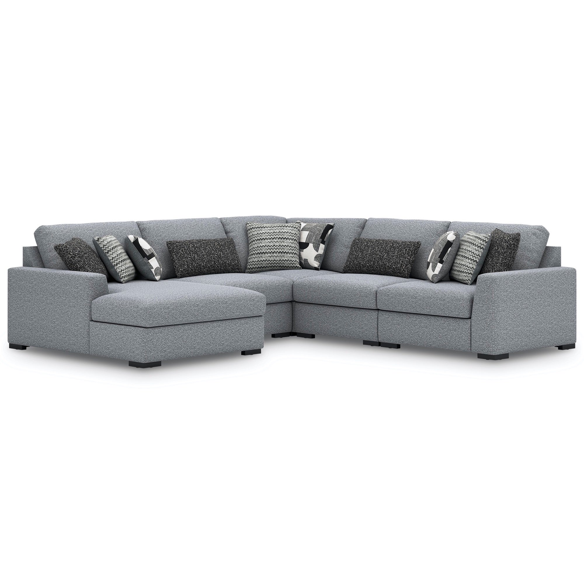 Cooper 5 Piece Modular Sectional with Chaise - Adams Furniture