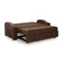 Brown Contemporary Pop Up Sleeper Sofa