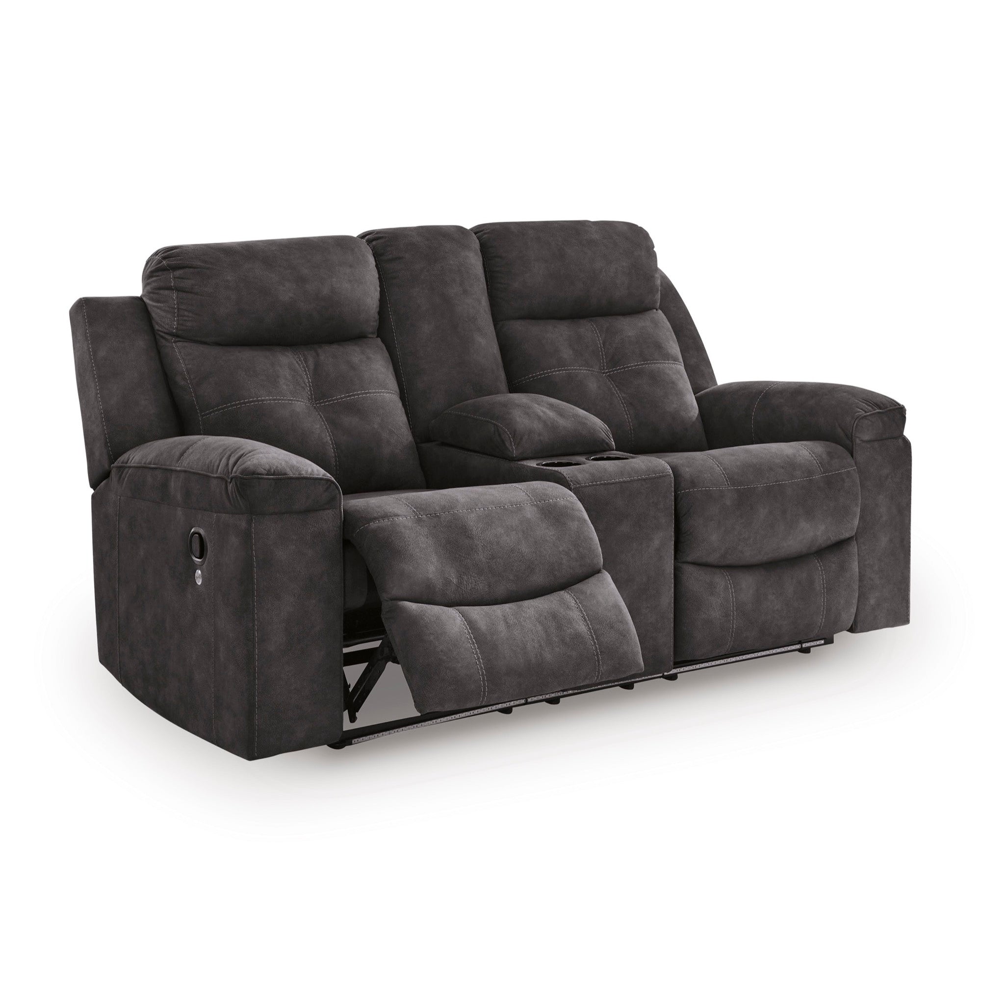 Luke Reclining Loveseat with Console - Adams Furniture