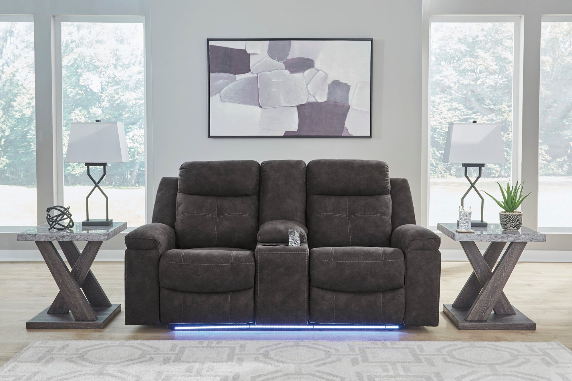 Luke Reclining Living Room Set - Adams Furniture