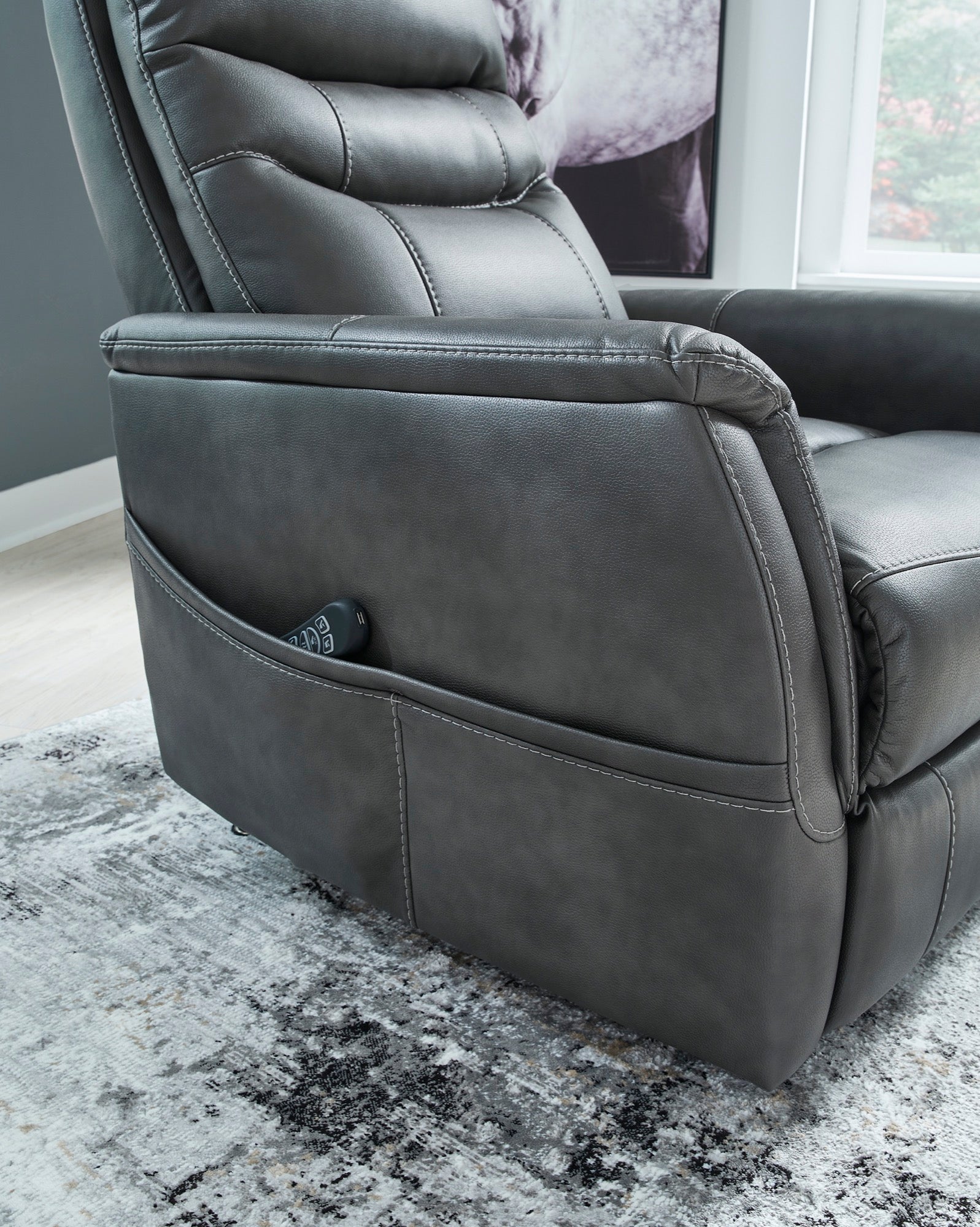 Shadow Power Lift Recliner - Adams Furniture
