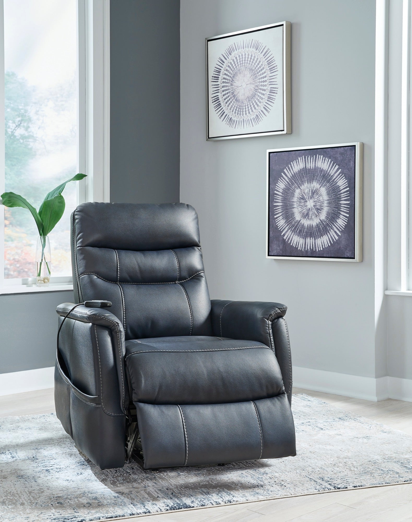 Sapphire Power Lift Recliner - Adams Furniture