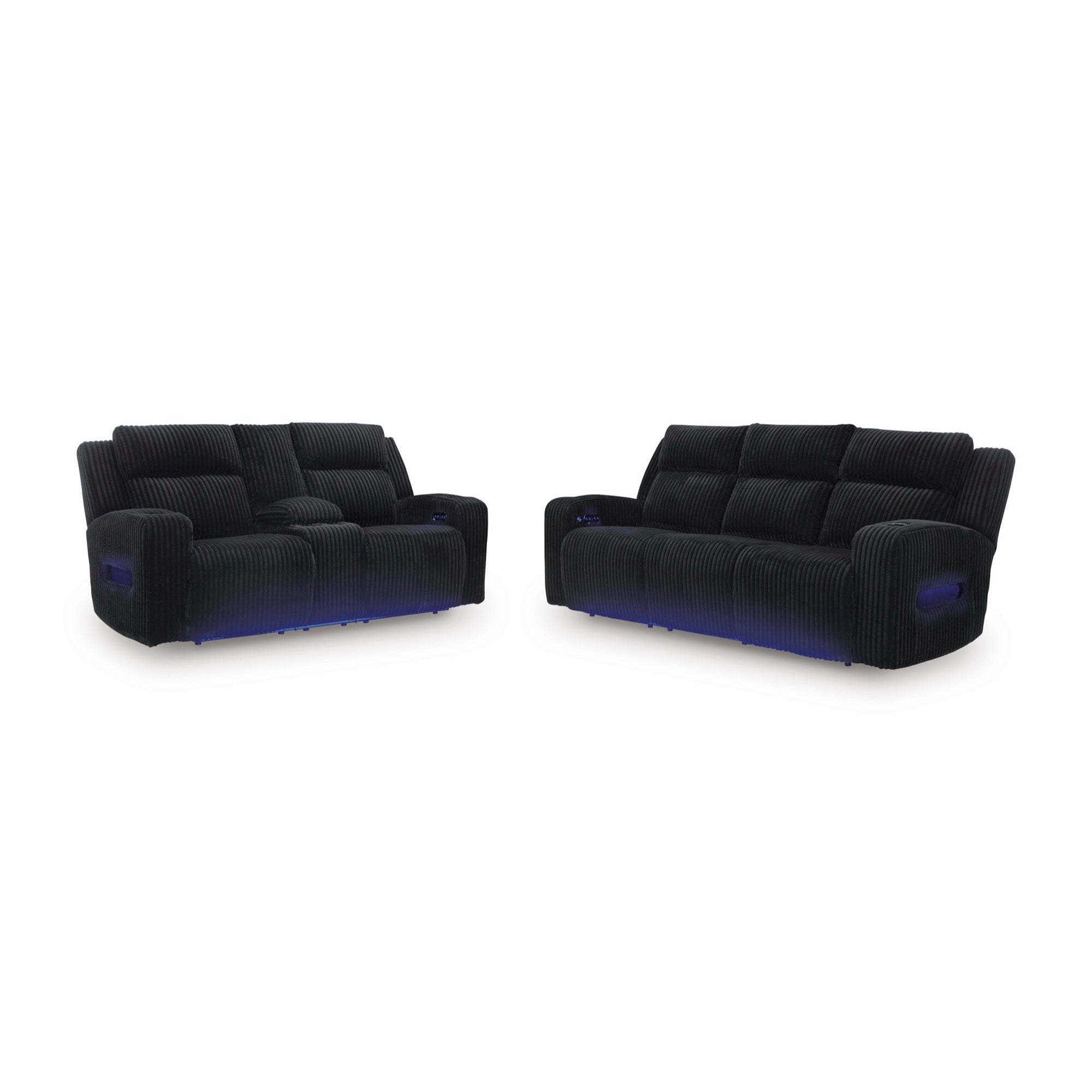 Emmett Black Power Reclining Living Room Set