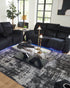 Emmett Black Power Reclining Living Room Set