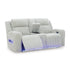 Emmett White Power Reclining Living Room Set