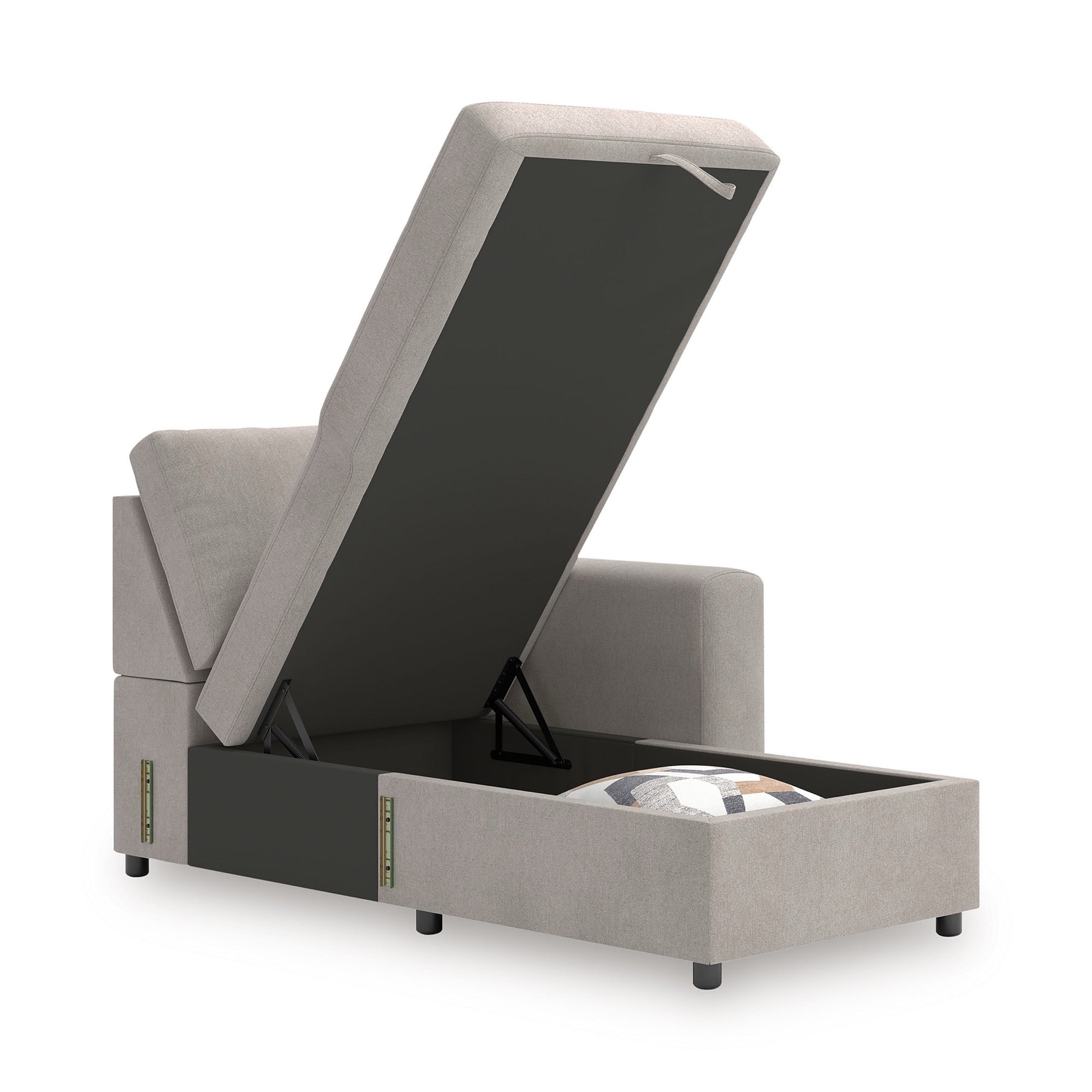 Hunter 5-Piece Sectional with Pop Up Sleeper and Chaise